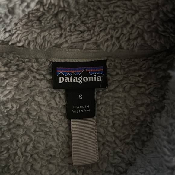 Patagonia Women’s Los Gatos Gray quarter zip fleece small jacket coat sweater - Picture 4 of 6